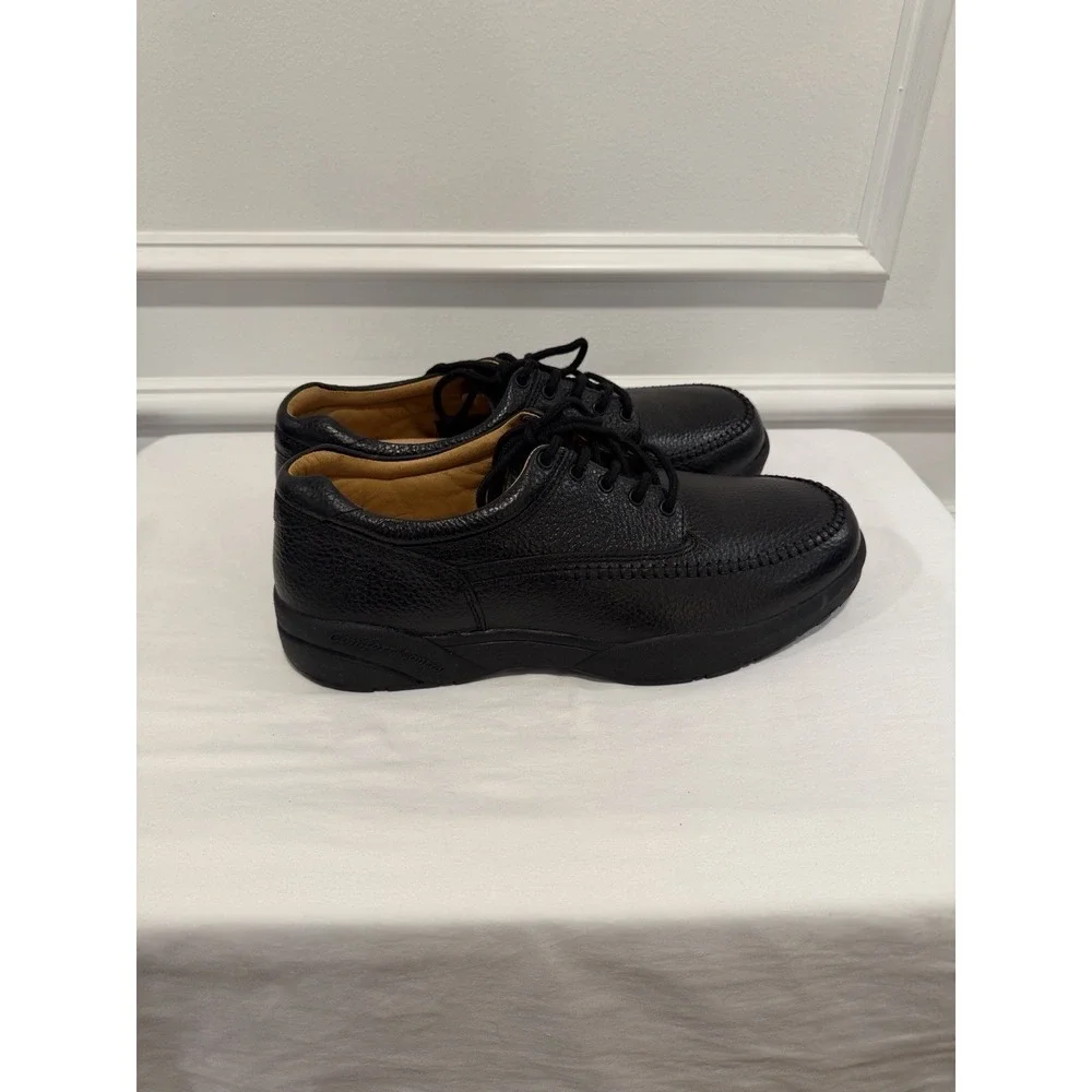 Dr. Comfort STK#:8710 'STALLION' Black Leather Diabetic Shoes For‎ Men 